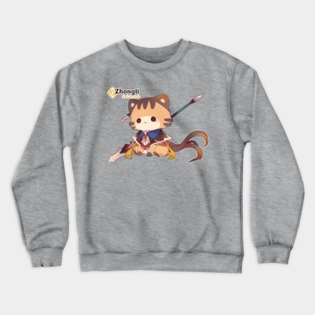 Zhongli Crewneck Sweatshirt by Cremechii